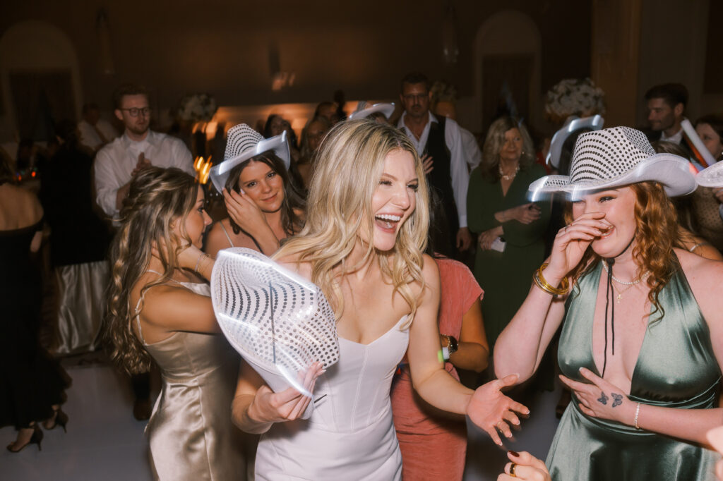 Fun reception dancing photo, photographed at Hotel Vin wedding by Dallas Wedding Photographer, Bethany Erin Photography.