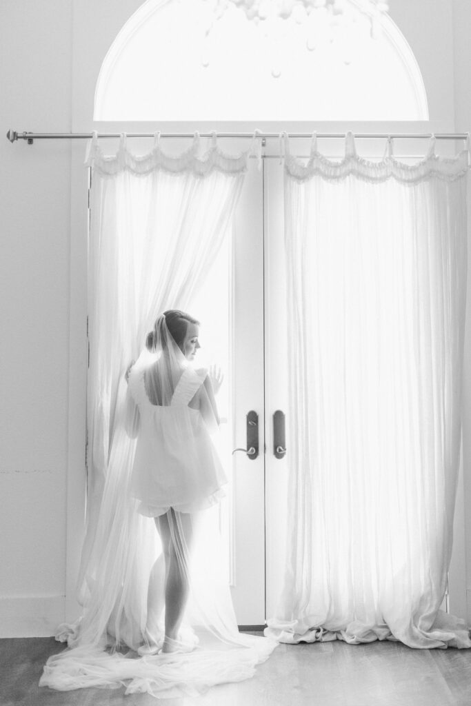 Bride getting ready, photographed by Dallas Wedding Photographer, Bethany Erin Photography. 