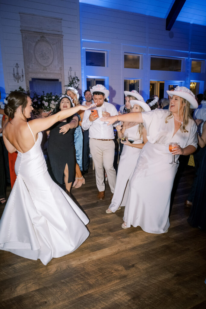 Bride dancing photographed by Dallas Wedding Photographer, Bethany Erin Photography. 