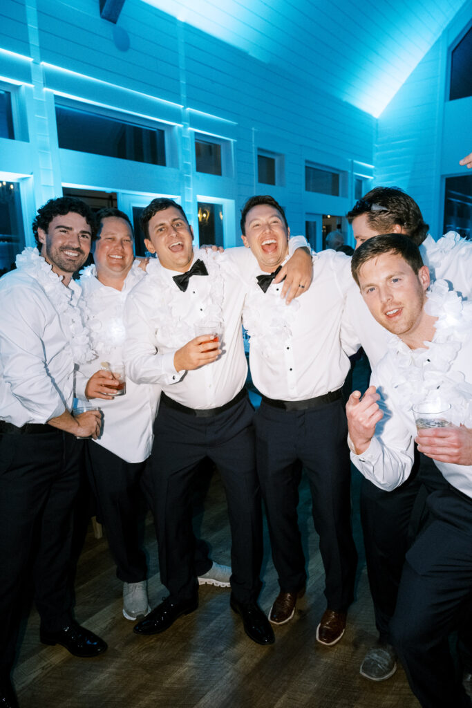 Groom with groomsmen, photographed by Dallas Wedding Photographer, Bethany Erin Photography. 