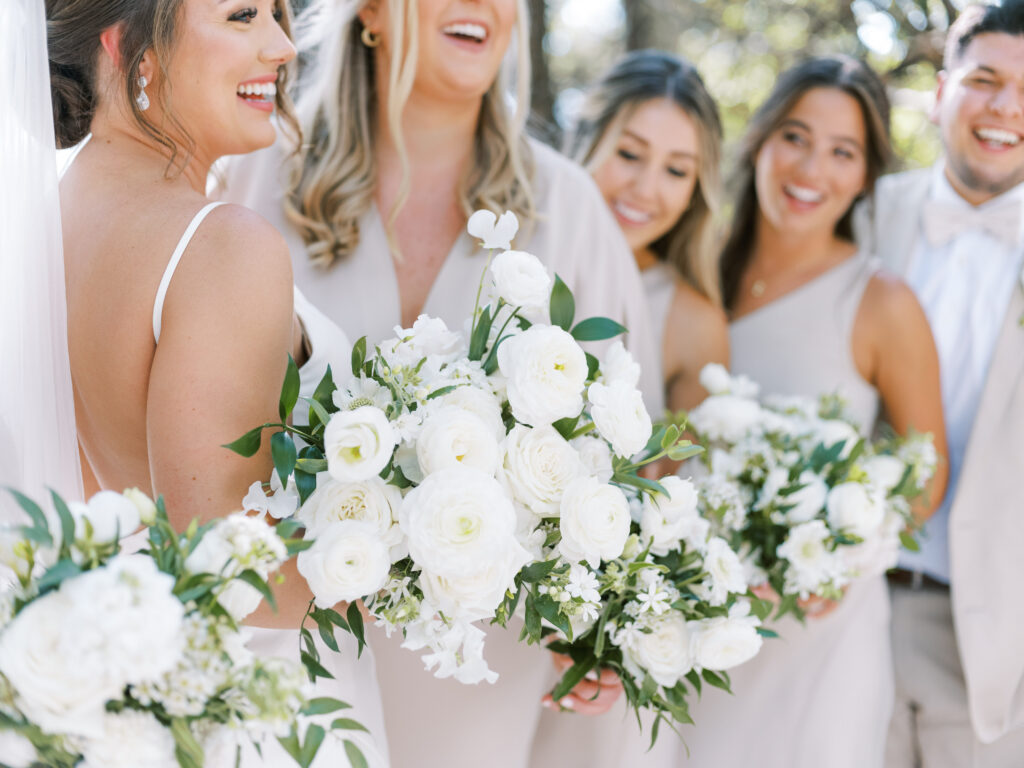 Bridal party bouquets photographed by Dallas Wedding Photographer, Bethany Erin Photography. 